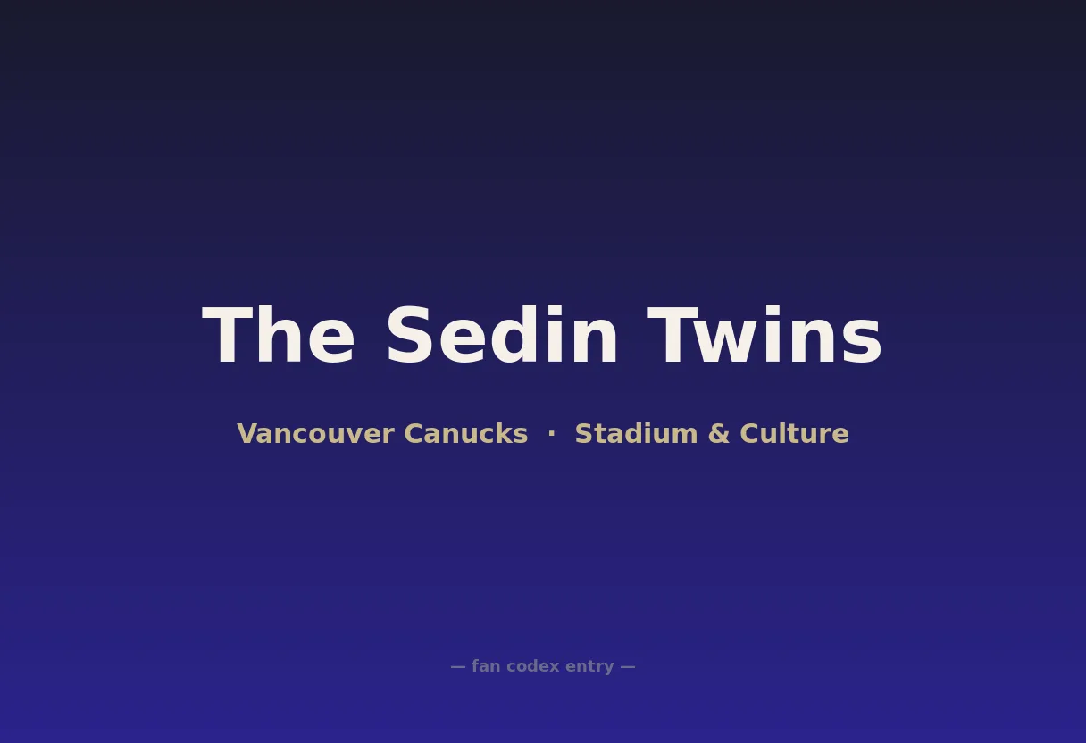 The Sedin Twins