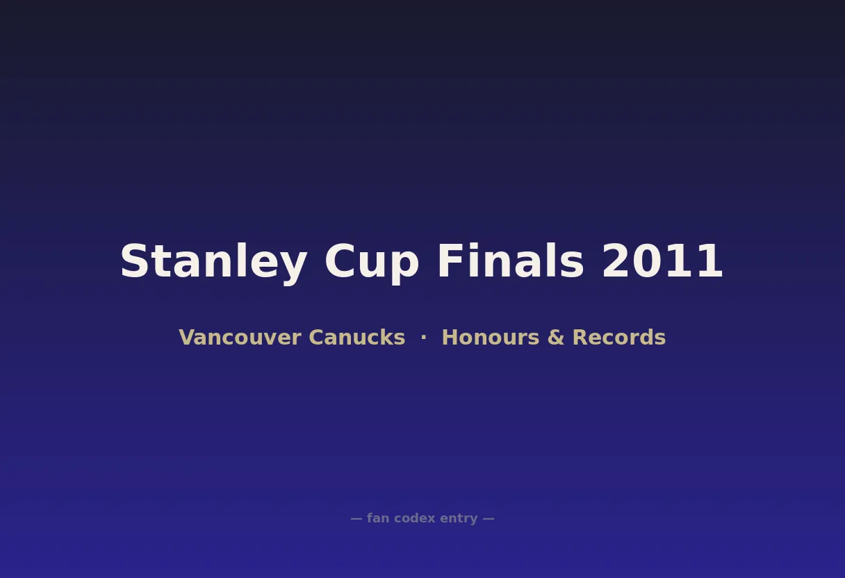 Stanley Cup Finals 2011