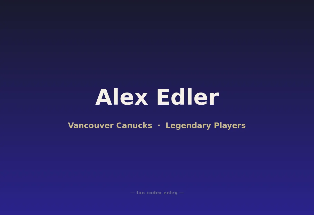 Alex Edler