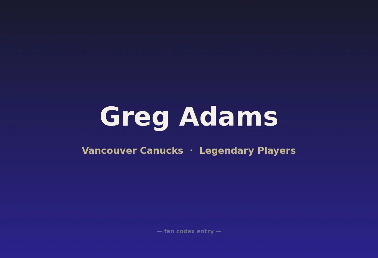 Greg Adams