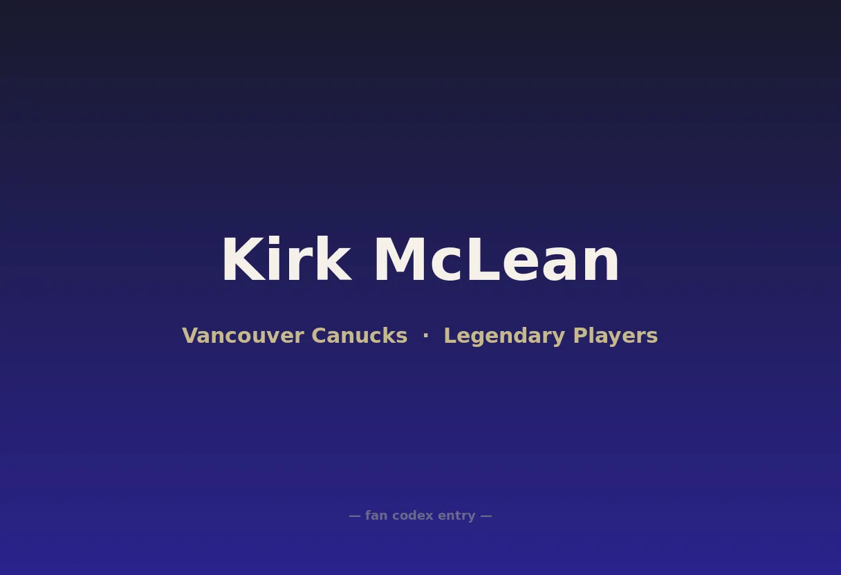 Kirk McLean