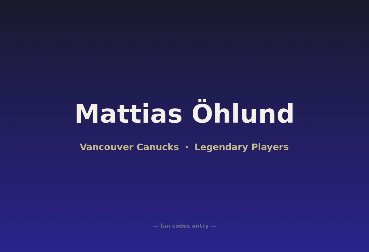 Mattias Öhlund