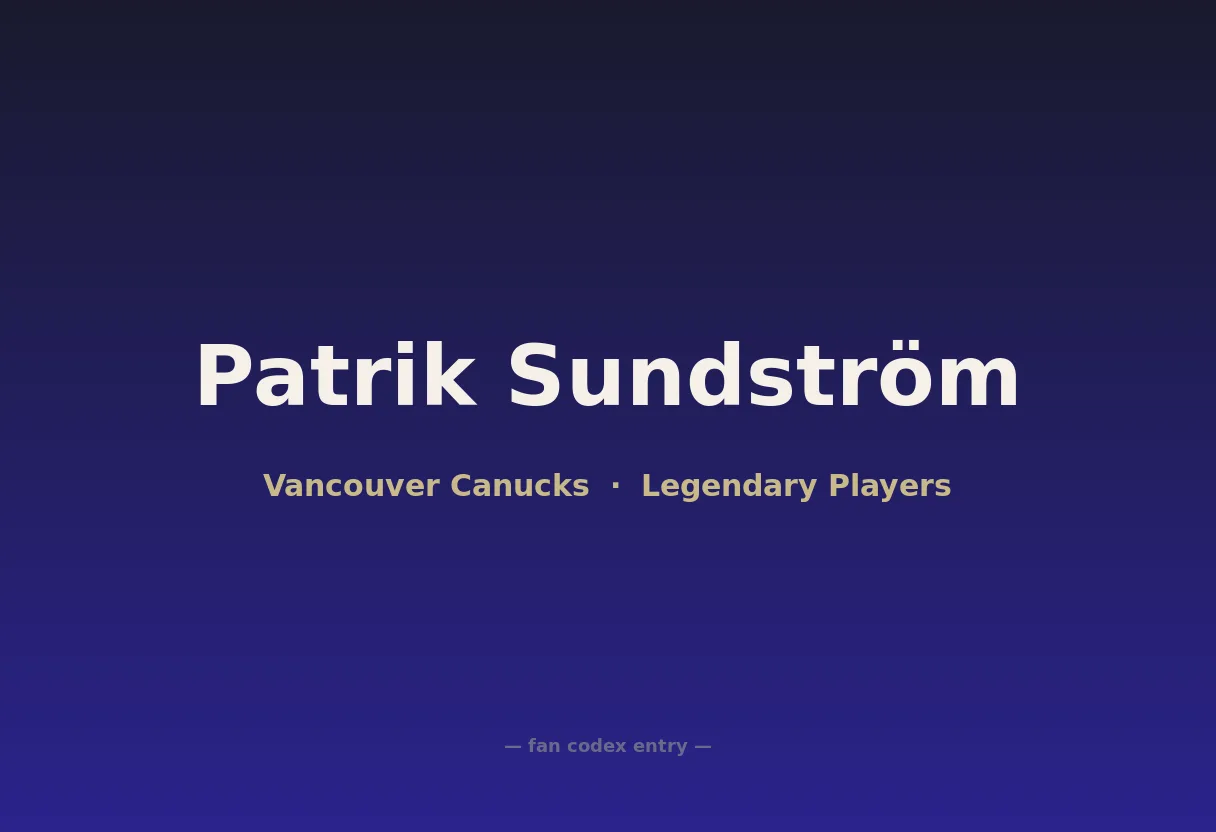 Patrik Sundström