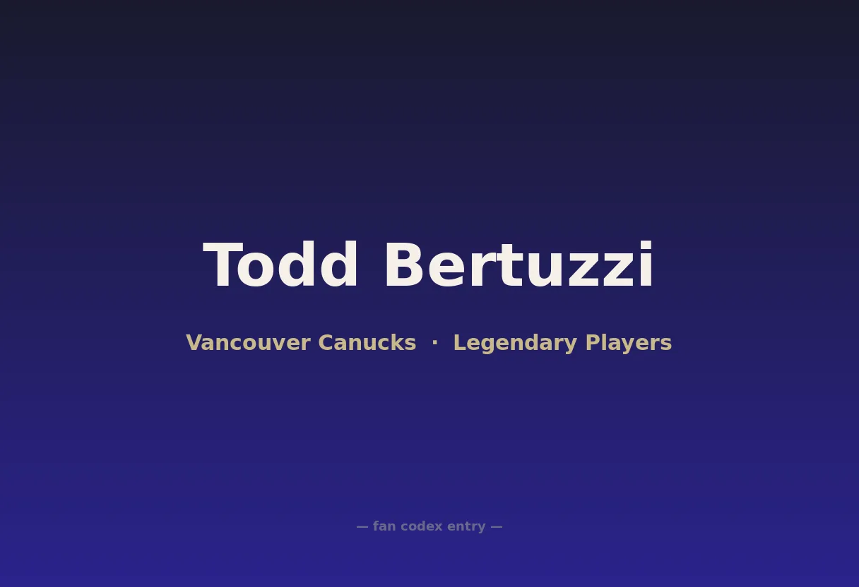 Todd Bertuzzi