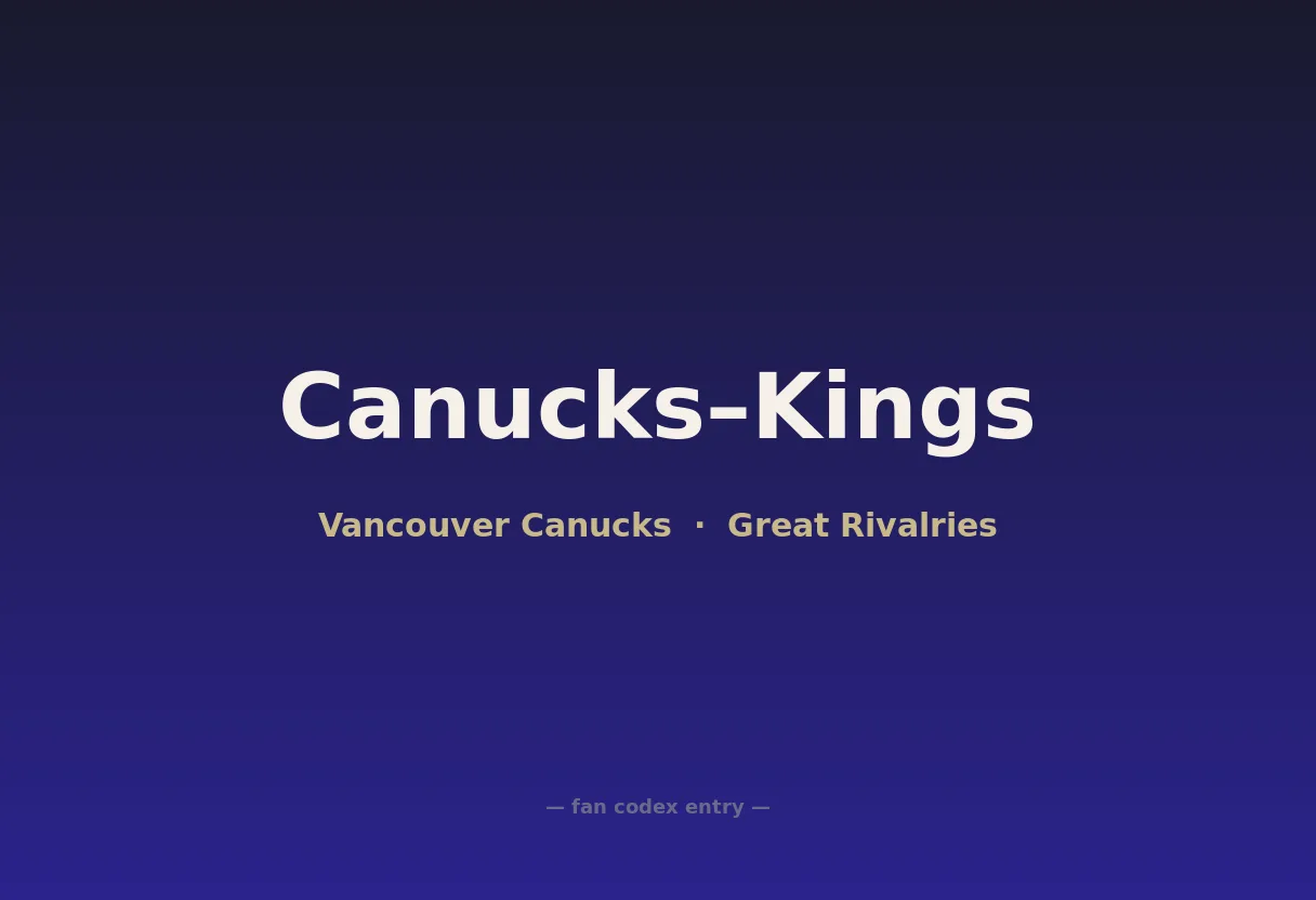 Canucks–Kings